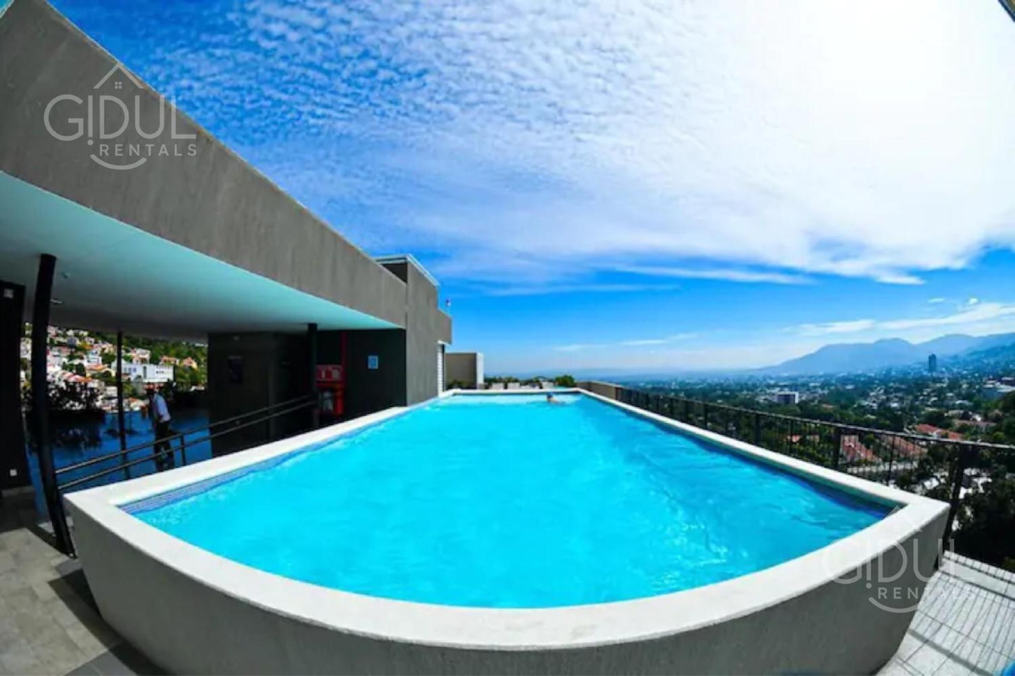 Infinity Pool Apartment San Salvador Bagian luar foto